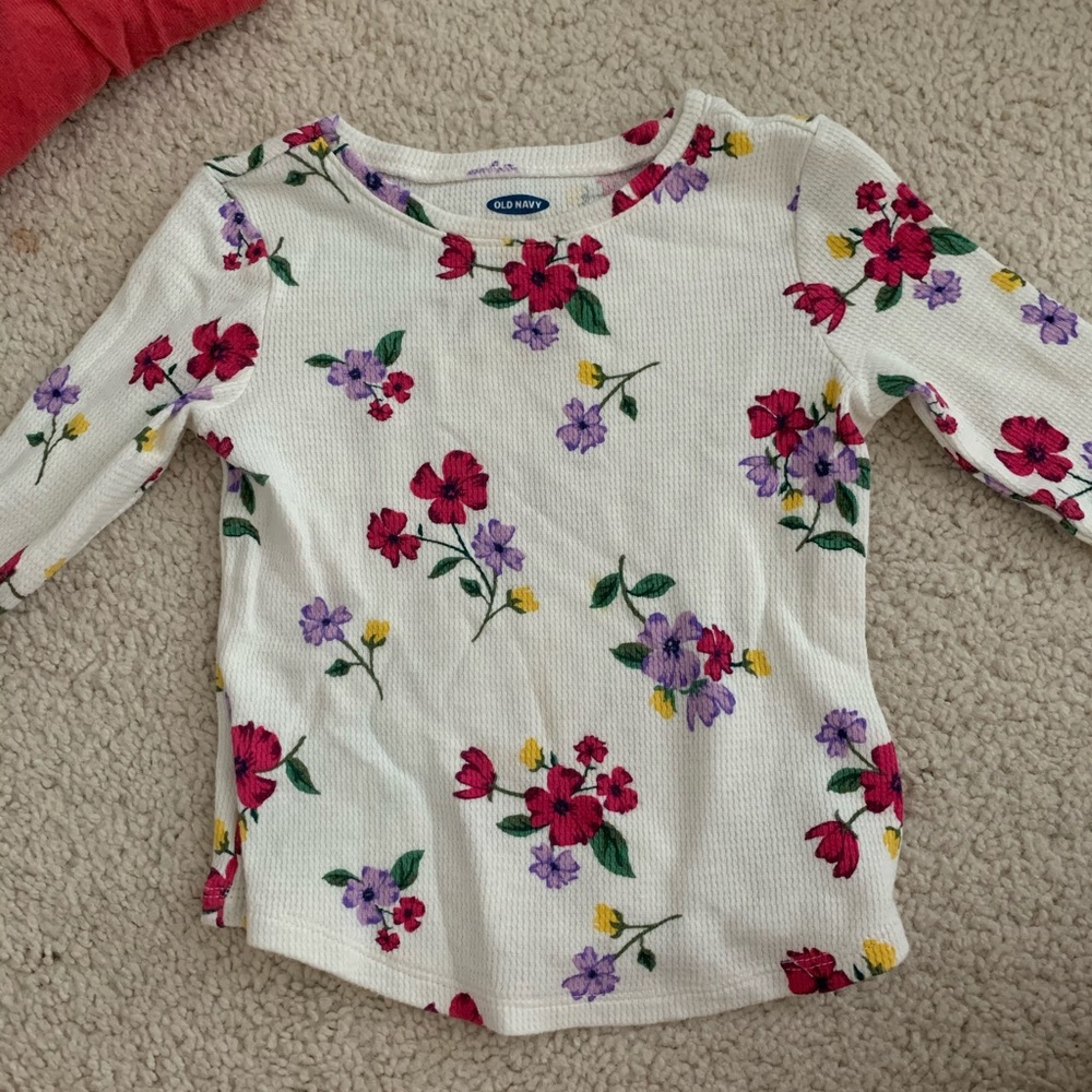 Floral thermal shirt